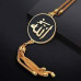 Car Hanging Decor Chain With Allah: Islamic car hanging ornament: Allah Chain Metal Pendant